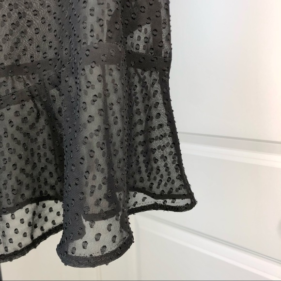 H&M Sheer Peplum Top A9 - Picture 5 of 5